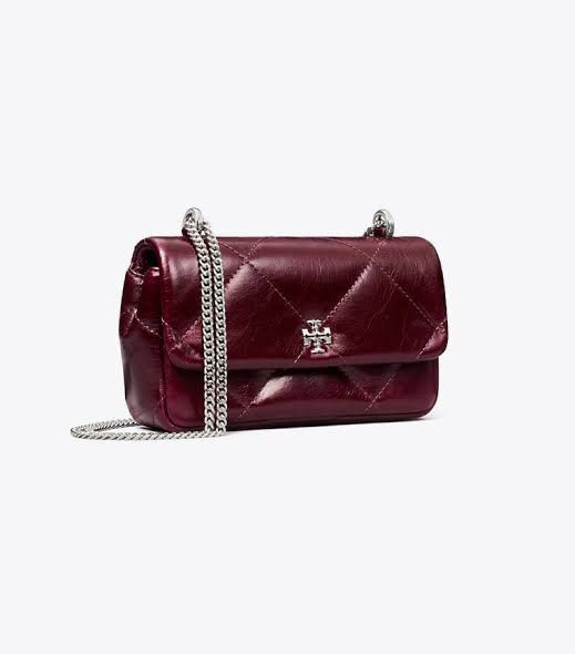 Premium Quilted Chain Sling Bag – Compact Luxury Crossbody, Maroon