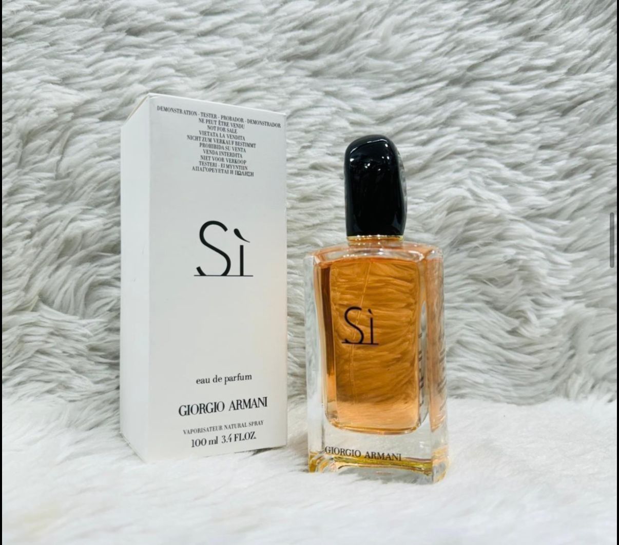 Giorgio Armani Si Eau de Parfum 100ml Tester for Unisex | Long Lasting Luxury Perfume