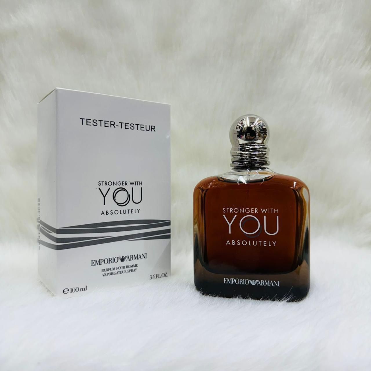 Emporio Armani Stronger With You Absolutely 100ml Tester – Long Lasting Unisex Perfume