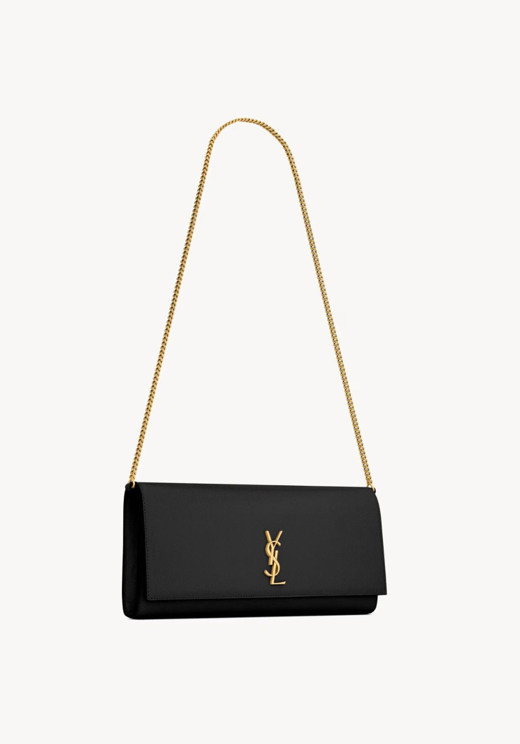 Elegant black luxury chain shoulder bag for women