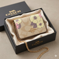 Luxury floral mini wallet for women designer small purse