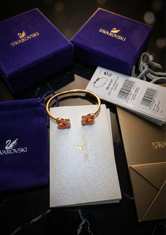 Luxury Crystal Rose Gold Adjustable Bracelet for Women – Premium Gift Jewelry
