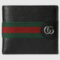 Premium Designer Leather Wallet for Men | Luxury Stripe Edition | Handcrafted Elite Wallet
