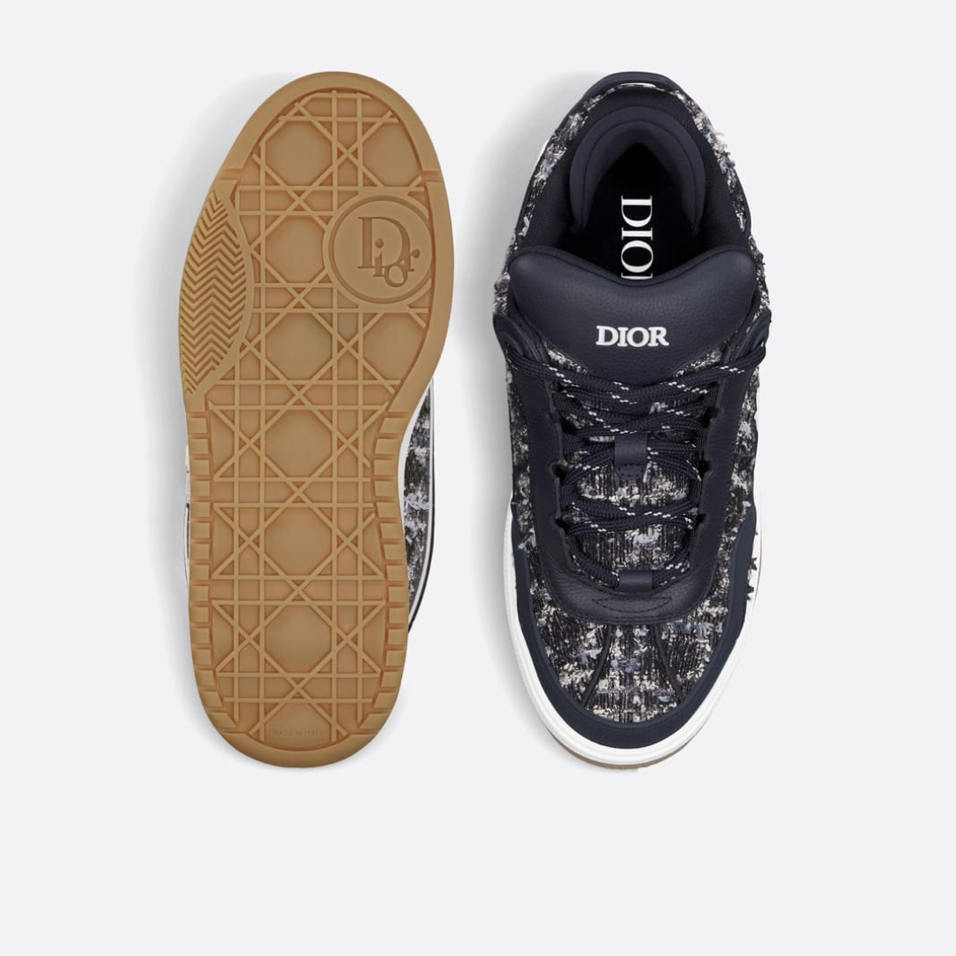 Premium black streetwear sneakers for men and women with textured luxury design