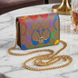 Luxury Colorful Mini Wallet for Women – Designer Card Holder Chain Purse
