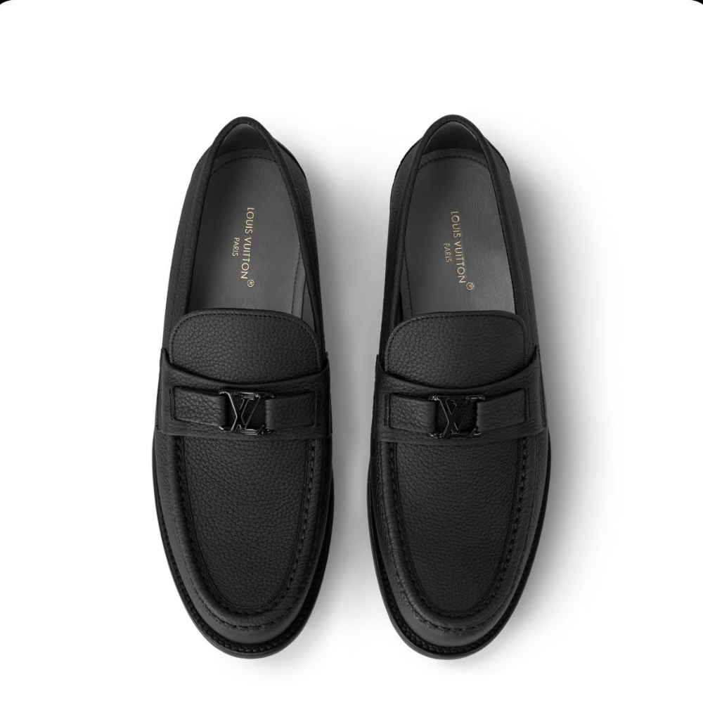 Ultra Luxury Black Leather Loafers for Men – Handcrafted Premium Formal Slip-On