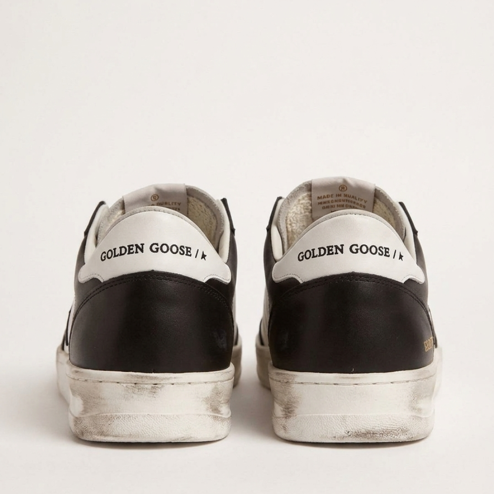 Luxury Black & White Designer Sneakers for Men | Premium Streetwear Shoes
