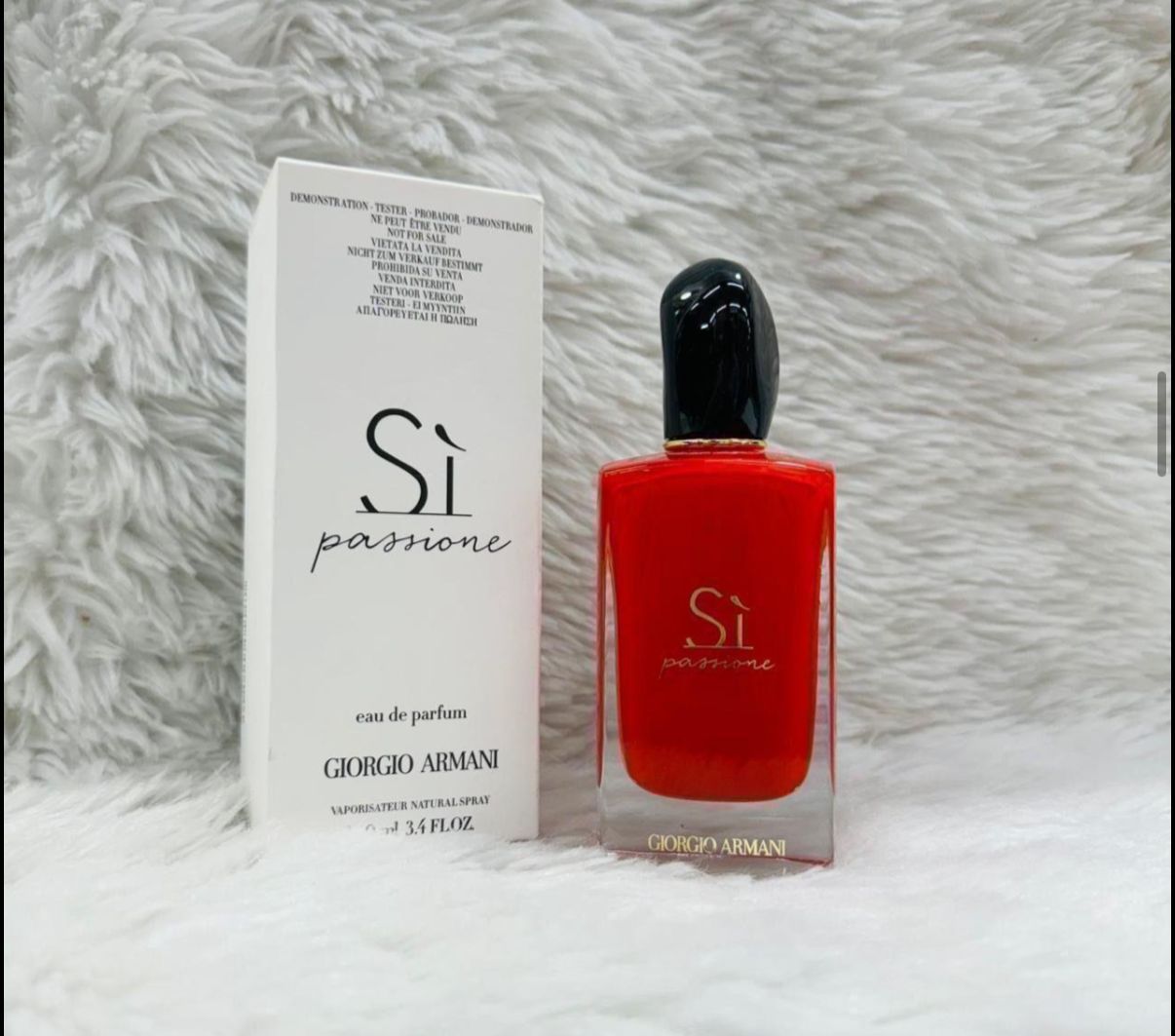 Giorgio Armani Si Passione Eau de Parfum 100ml Tester for Unisex | Long Lasting Luxury Perfume
