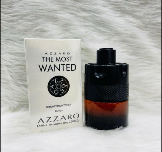 Azzaro The Most Wanted Parfum 100ml Tester for Unisex | Luxury Intense Perfume | Long Lasting