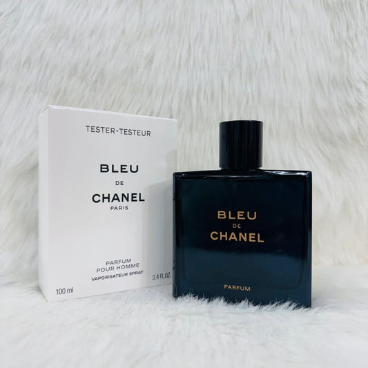 Bleu de Chanel Parfum 100ml Tester for Men – Long Lasting Luxury Fragrance