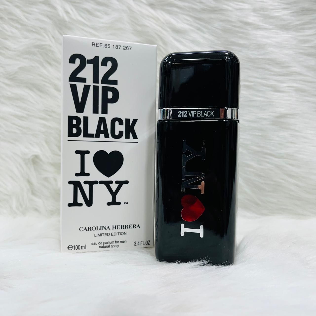 Carolina Herrera 212 VIP Black I Love NY 100ml Eau de Parfum for Unisex – Limited Edition