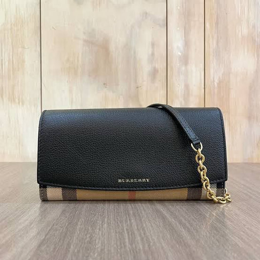 Luxury Chain Shoulder Bag for Women – Premium Leather Crossbody Wallet Purse with Gold Chain Strap | Elegant Designer Style Handbag