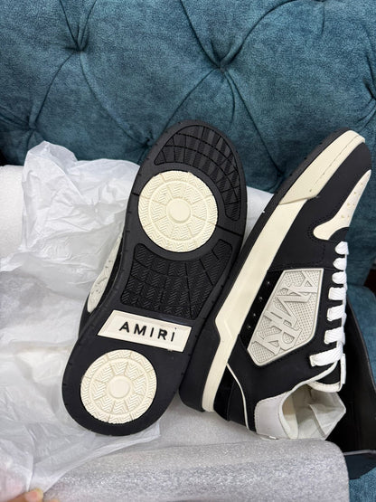 Premium Black & White Sneakers for Men | Stylish Casual Lace-Up Shoes