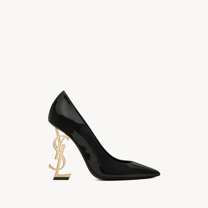 black luxury heels for women