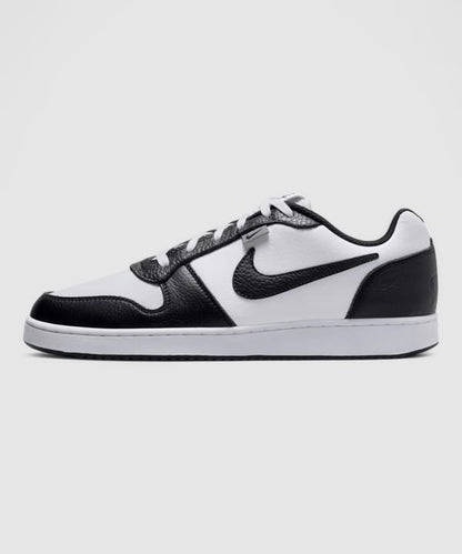 durable black white sneakers with cushioned sole