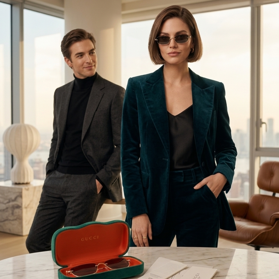 expensive stylish sunglasses for rich lifestyle look